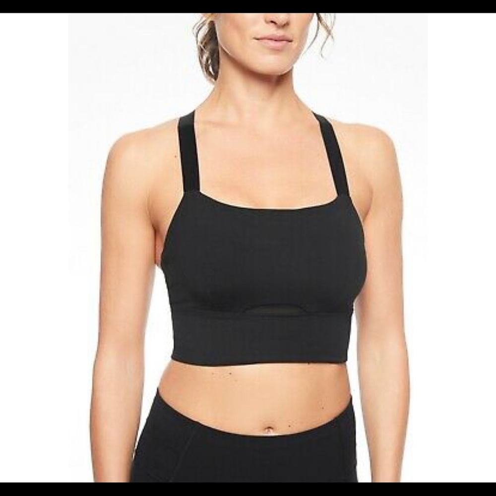 Athleta Lotus Sports Bra in Lilac